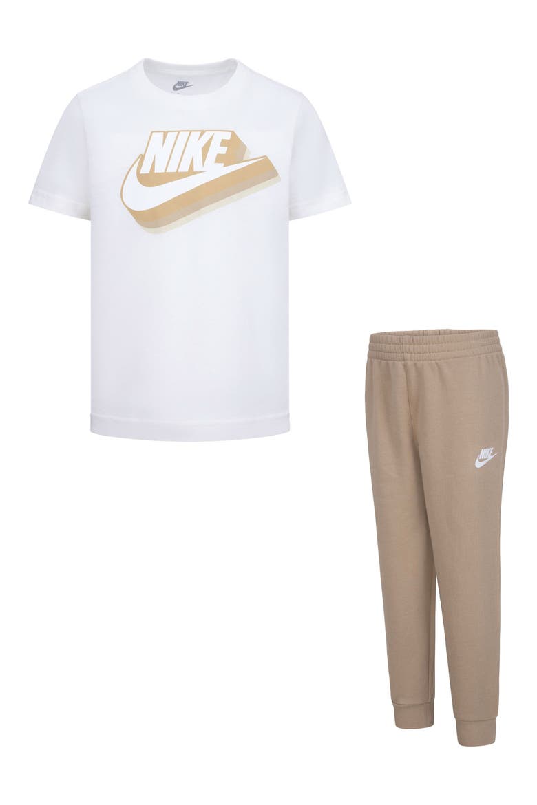 Kids' Gradient Futura Pants Set, Main, color, HEMP