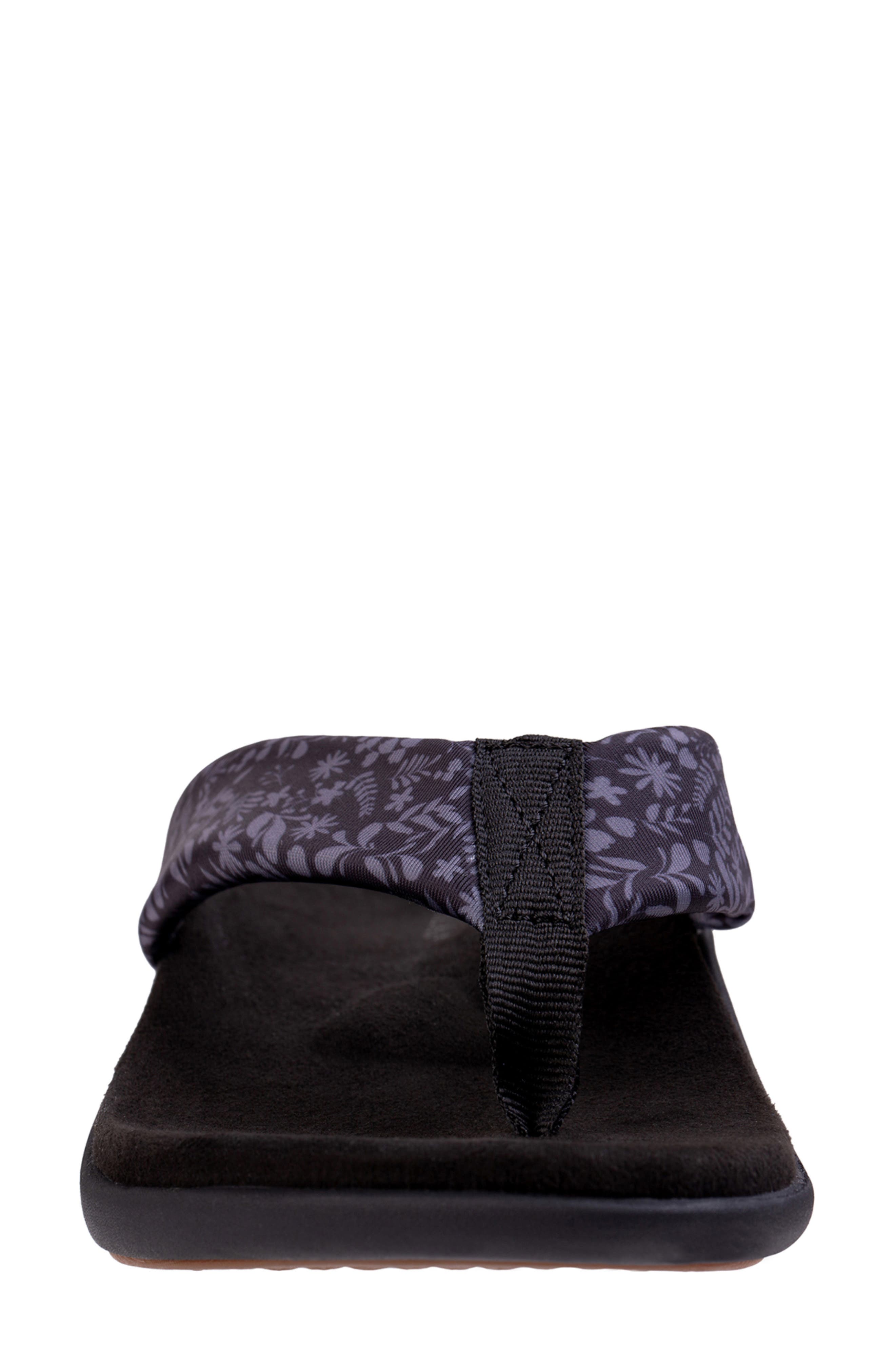 Revitalign Euphoria Flip Flop, Alternate, color, Black