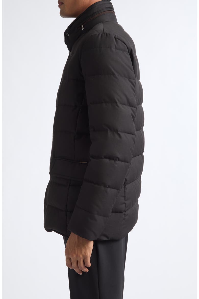 Ilvo 3-in-1 Quilted Down Overcoat & Vest, Alternate, color, NERO