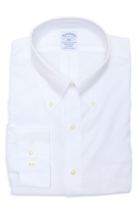Brooks Brothers Regular Fit Non-Iron Cotton Dress Shirt
