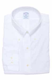 Brooks Brothers <p>Regular Fit Non-Iron Cotton Dress Shirt (Big & Tall)</p>