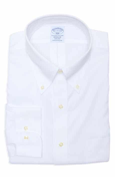 Brooks Brothers <p>Regular Fit Non-Iron Cotton Dress Shirt (Big & Tall)</p>