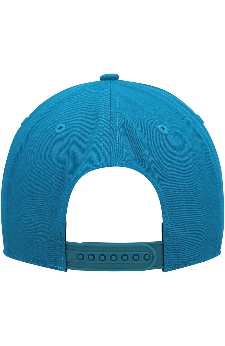 '47 Men's '47 Teal San Jose Sharks Primary Hitch Snapback Hat, Alternate, color,