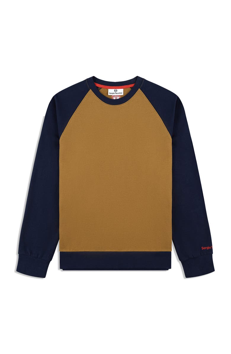 Sergio Tacchini Suonare Crewneck, Alternate, color, Bronze Brown