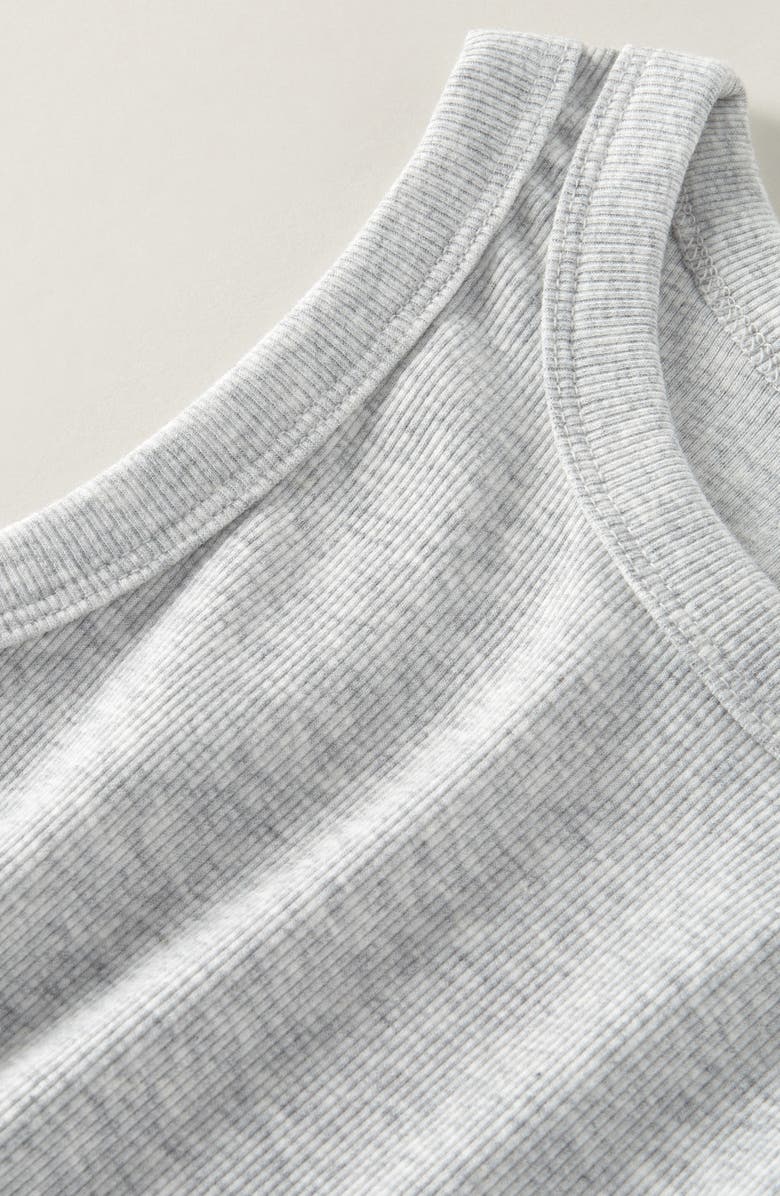 Treasure & Bond Kids' Easy Rib Tank, Alternate, color, Grey Light Heather