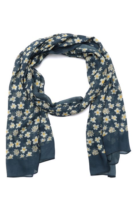 Ditzy Floral Oblong Scarf