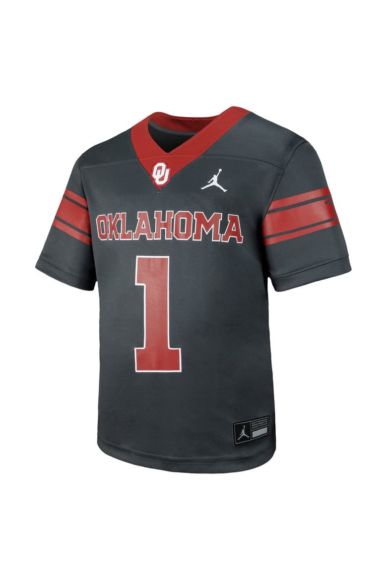 Jordan Brand Toddler Jordan Brand #1 Anthracite Oklahoma Sooners ...