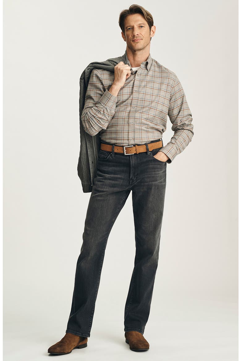 Camino Relaxed Straight Leg Jeans, Alternate, color, SMOKE VINTAGE