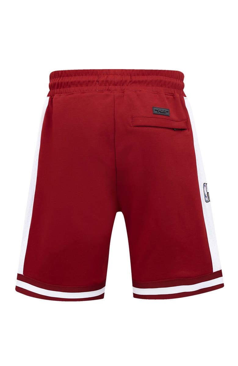 PRO STANDARD Unisex Pro Standard  Red Virginia Union University 2024 NBA All-Star Game x HBCU Classic Chenille Shorts, Alternate, color, 