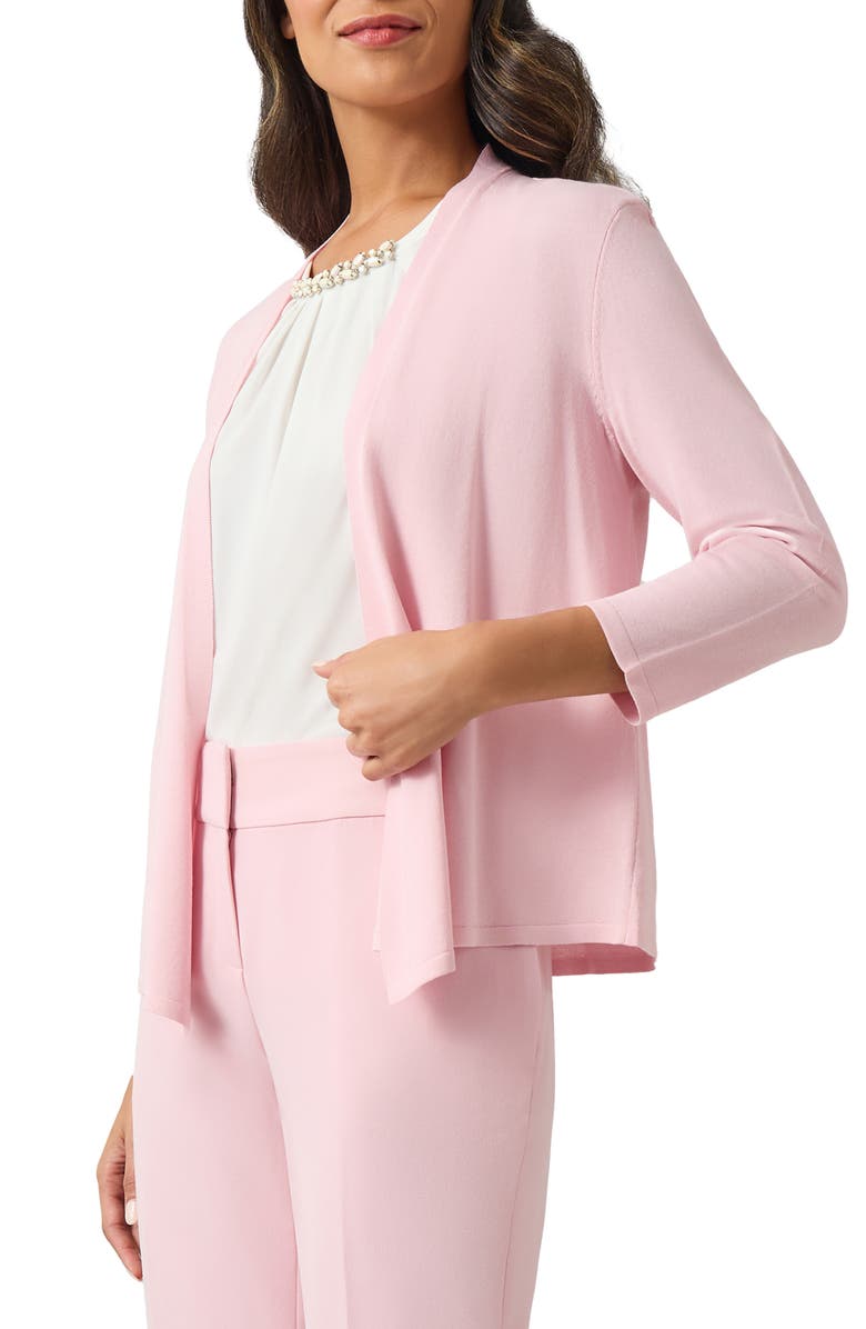 KASPER Long Sleeve Knit Cardigan Sweater, Alternate, color,