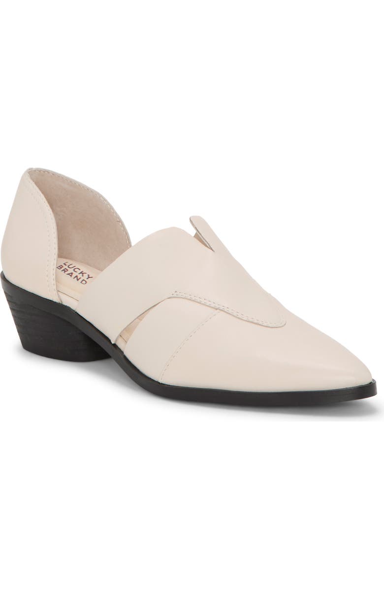 Lucky Brand Minnsy d'Orsay Pump, Main, color, Vanilla Urban Leather