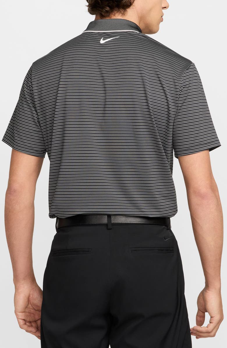 Nike Tour Dri-FIT Stripe Golf Polo, Alternate, color, Black/ White