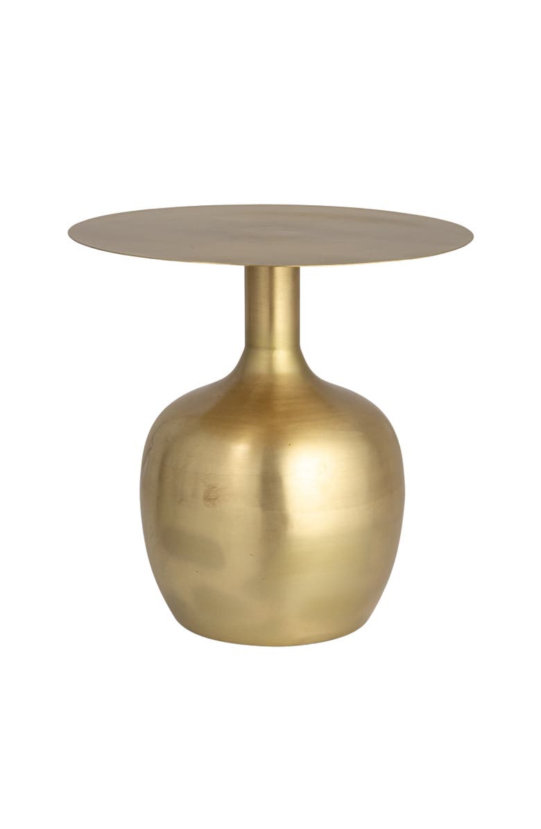 Olive Grove Elegant Round Side Table, Main, color, Gold