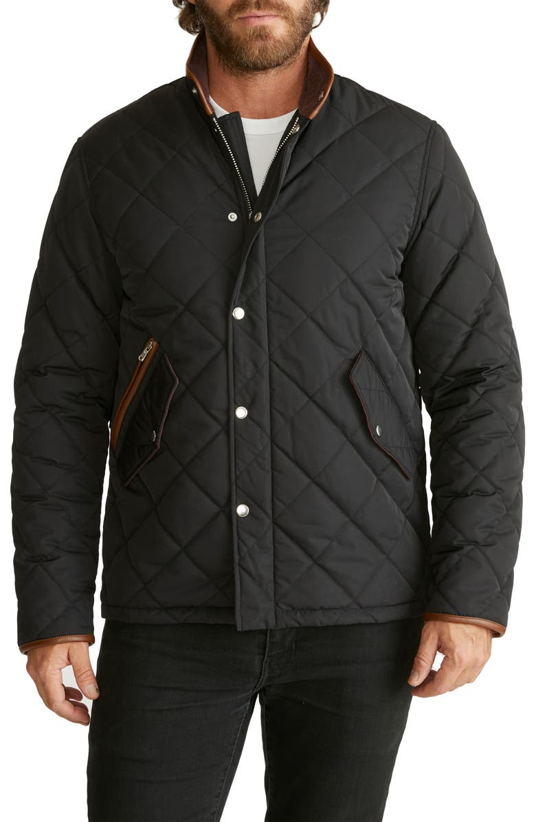 Robert Graham Diamond Quilted Travel Jacket, Main, color, 