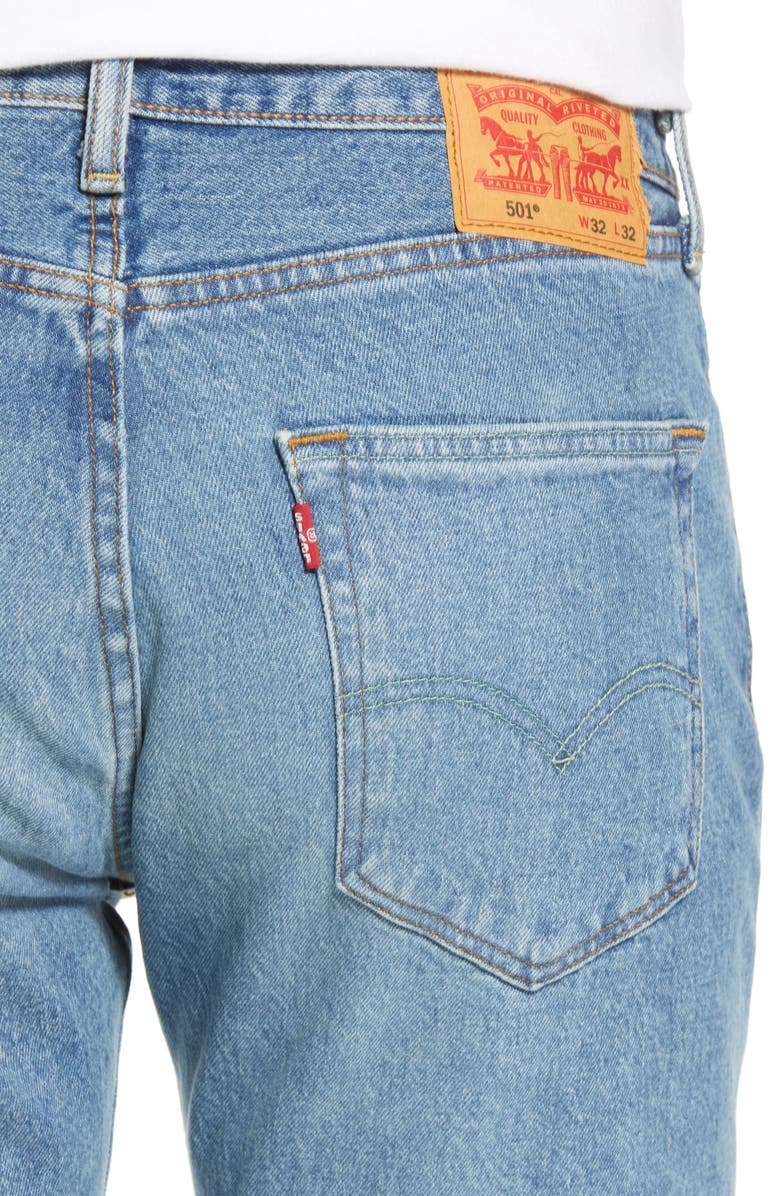 Levi's<sup>®</sup> 501<sup>®</sup> Original Straight Leg Jeans, Alternate, color, The Ben