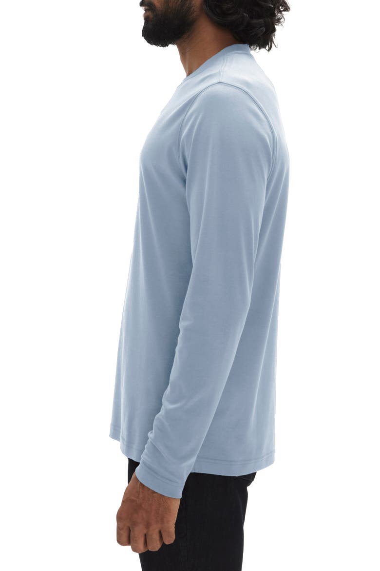 Georgia Long Sleeve T-Shirt, Alternate, color, DOVER BLUE