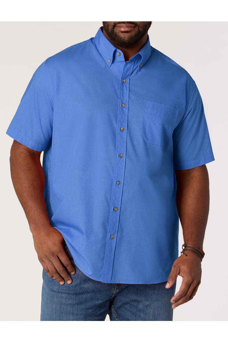 Easy-Care Solid Sport Shirt, Main, color, MARINA