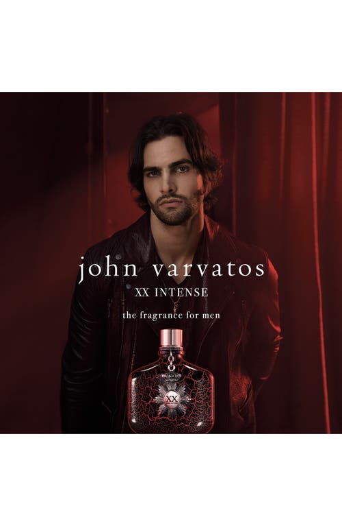 John Varvatos Xx Intense Eau De Parfum $177 Value In Transparent