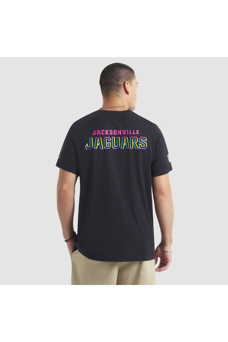 Men's Nike Black Jacksonville Jaguars 2025 NFL Crucial Catch Tri-Blend Dri-FIT T-Shirt, Alternate, color, Black