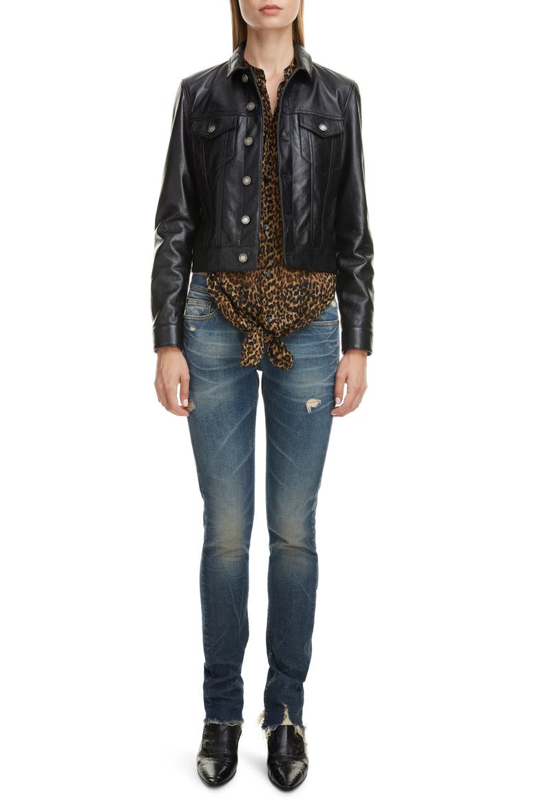 Leopard Print Wool Tunic, Alternate, color, LEOPARD