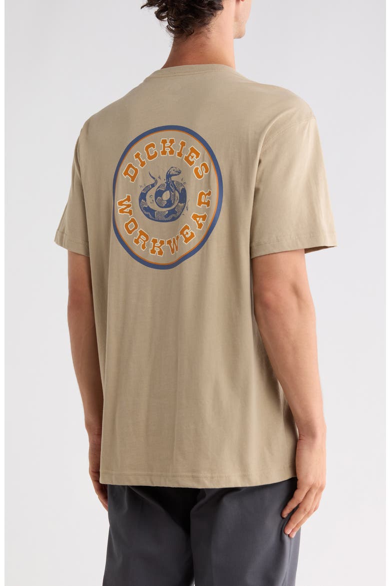 Rattler Cotton Graphic T-Shirt, Alternate, color, MEDIUM BEIGE