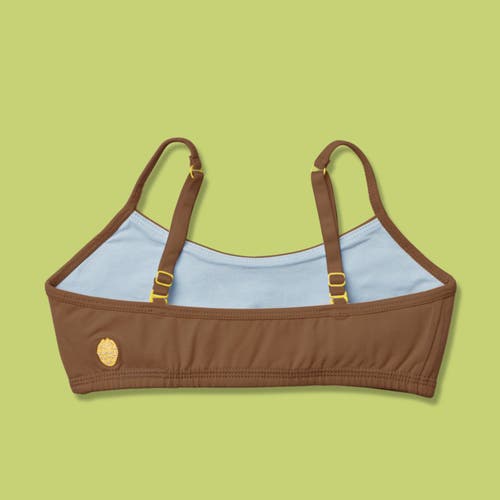 Yellowberry Ladybug Cotton Bra In Mocha