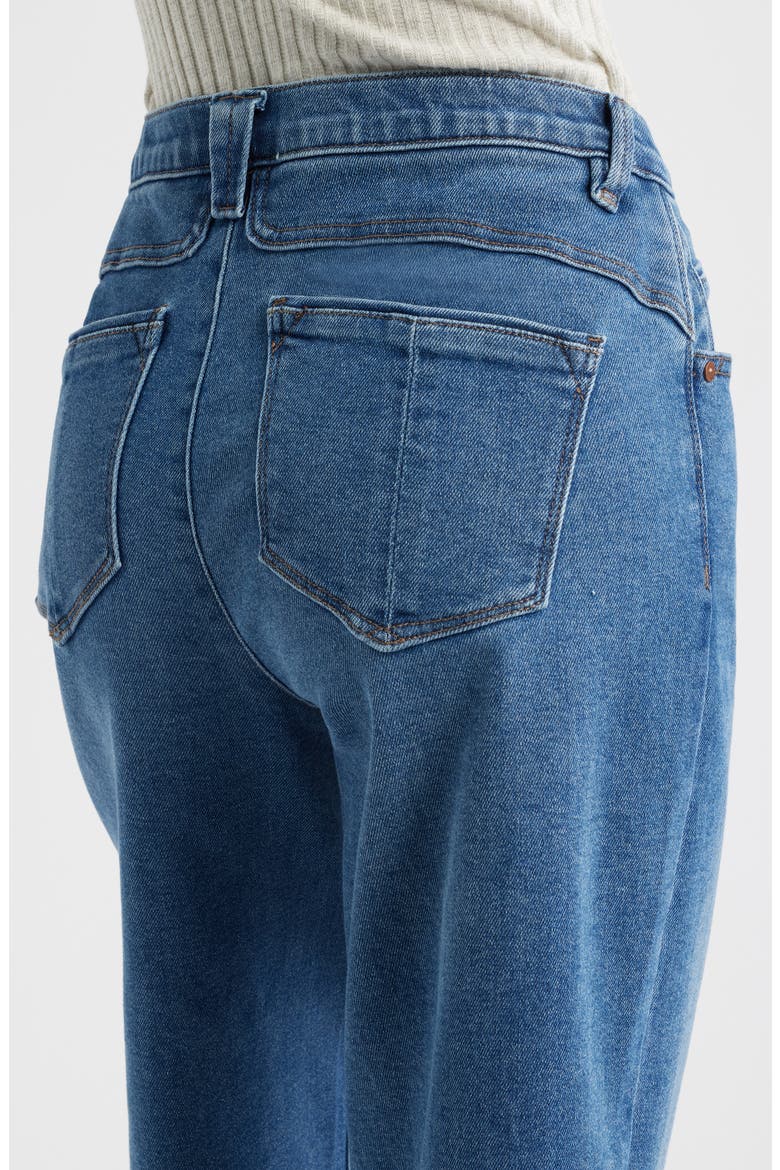 Wyatt Skyrise Wide Leg Jeans, Alternate, color, MID BLUE