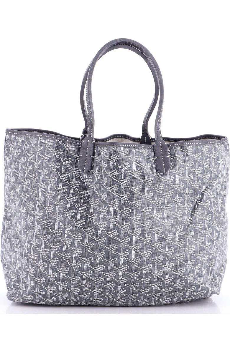 Pre-Owned Goyard Saint Louis Tote Coated Canvas PM, Alternate, color, Gray