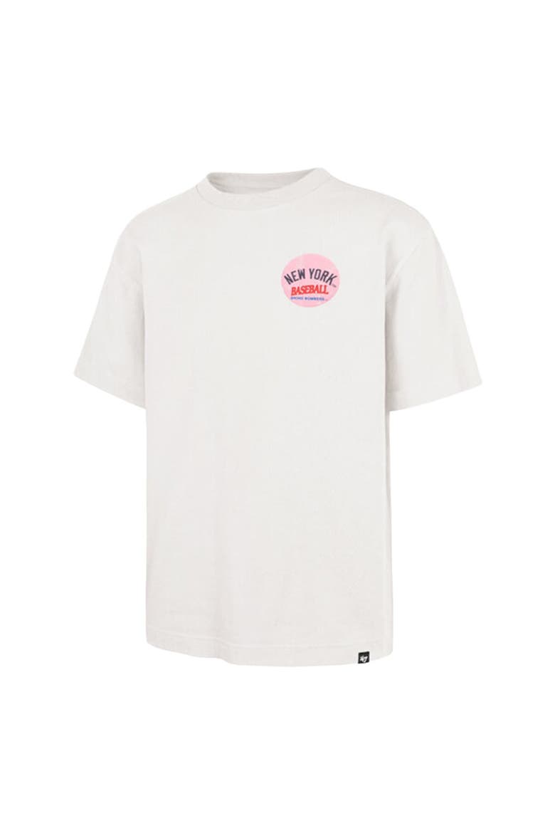Unisex '47  Cream New York Yankees Turnpike Chuck Foundation T-Shirt, Alternate, color, Cream
