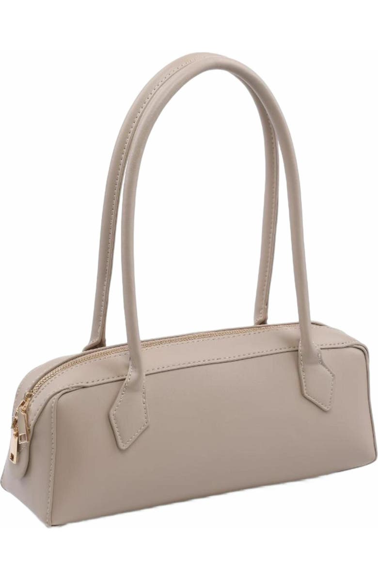 MODA LUXE Betty Vegan Leather Shoulder Bag for Women in Butter Yellow, Alternate, color, Natural