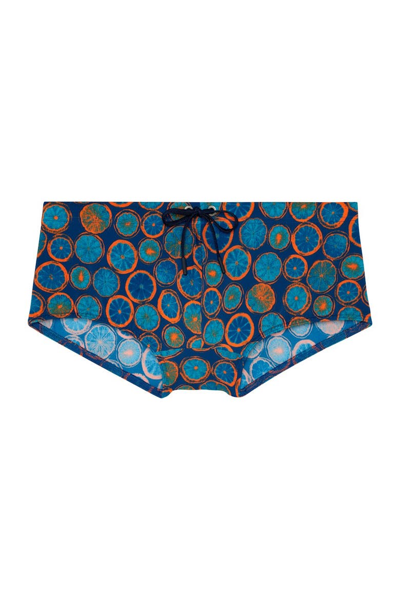 Trapani Swim Trunk, Main, color, Navy Print