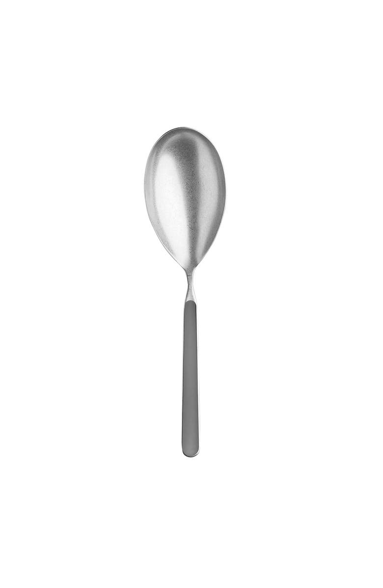 Mepra Fantasia Pewter Risotto Spoon, Main, color, Vicuna