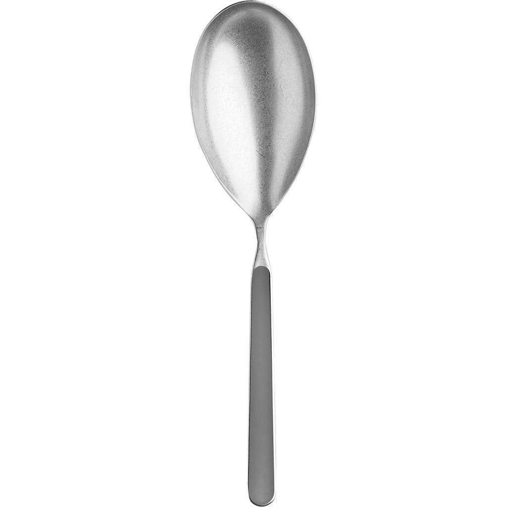 Mepra Fantasia Pewter Risotto Spoon In Brown