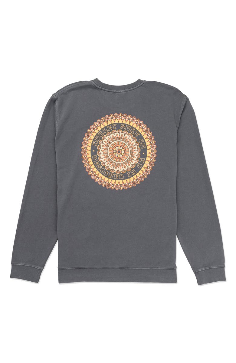 Hurley Naturals Crewneck Sweatshirt, Alternate, color, Ion Grey