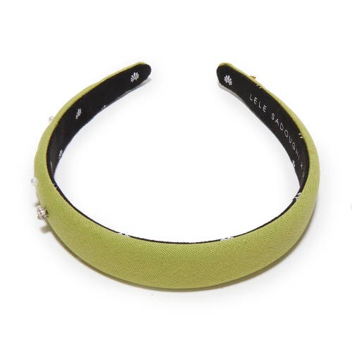 Lele Sadoughi Kappa Delta Charlotte Headband In Green