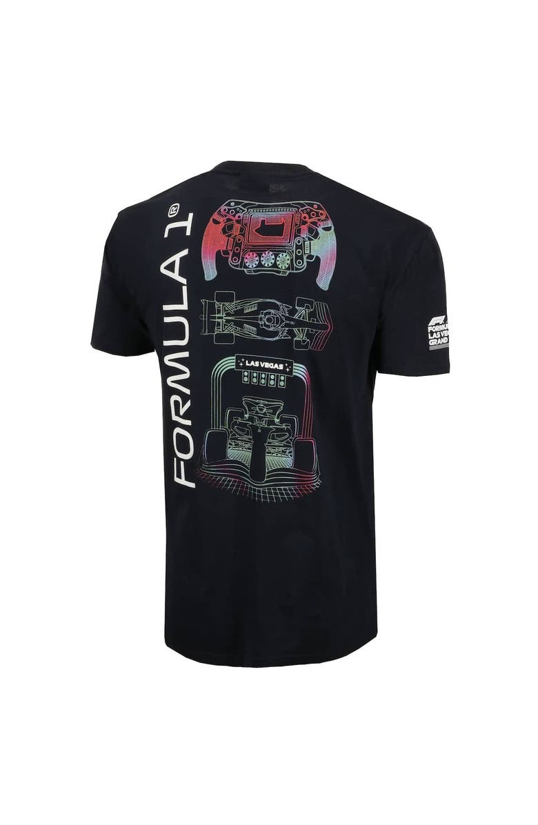 Insomniac Unisex Navy Formula 1 2024 Las Vegas Grand Prix Steering T-Shirt, Alternate, color, 
