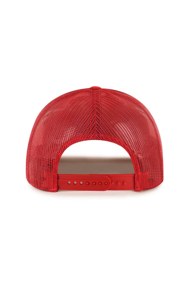 '47 Men's '47 Red Georgia Bulldogs Leland Trucker Adjustable Hat, Alternate, color, Red