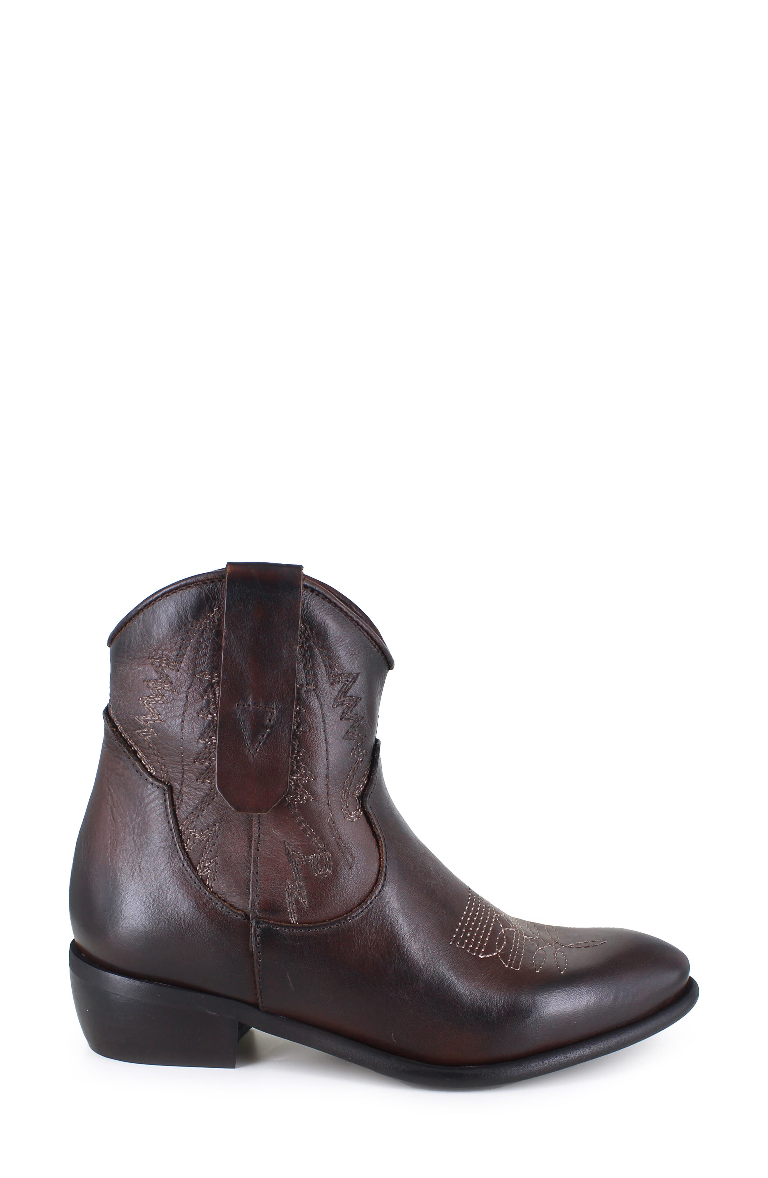 Everith Western Boot, Alternate, color, BROWN LEATHER