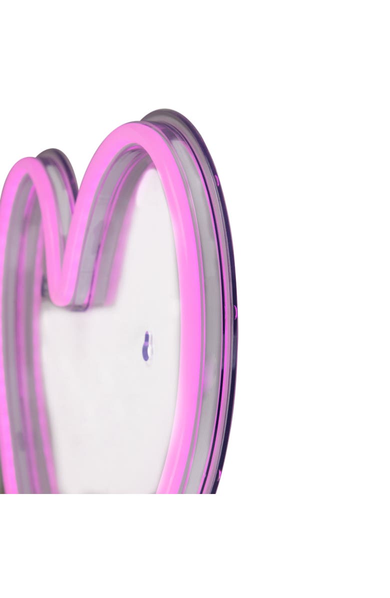 Northlight LED Heart Neon Lighted Wall Art - 13.5" - Pink, Alternate, color, Pink