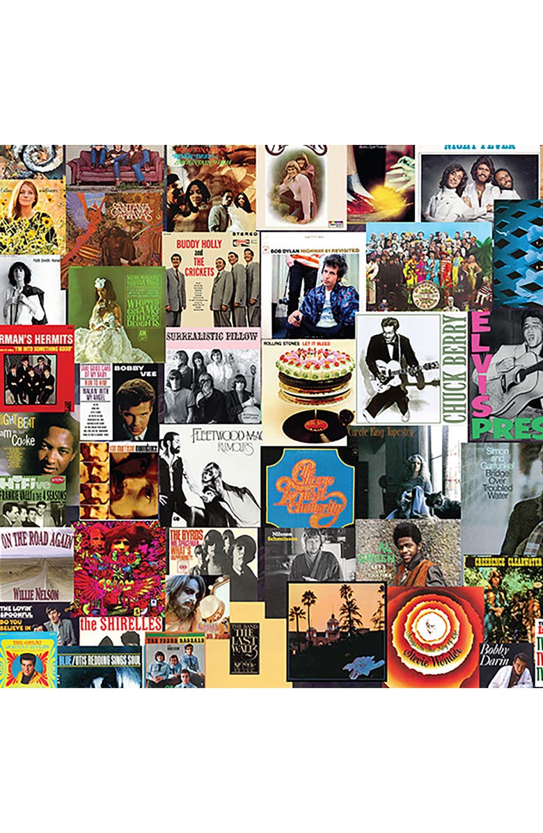 Hart Puzzles Boomers' Favorite Albums 24 x 30 Inch 1000 Piece Puzzle, Alternate, color, Multicolored