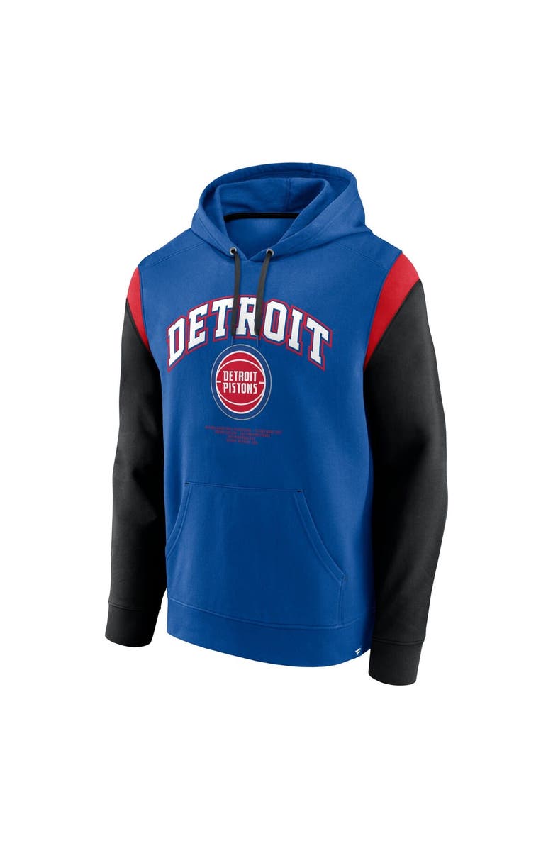 FANATICS Men's Fanatics Blue Detroit Pistons Scorer Pullover Hoodie, Alternate, color,