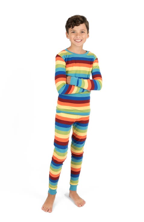 Kids Two-Piece Striped Cotton Matching Family Pajamas (Toddler, Little Kid & Big Kid)