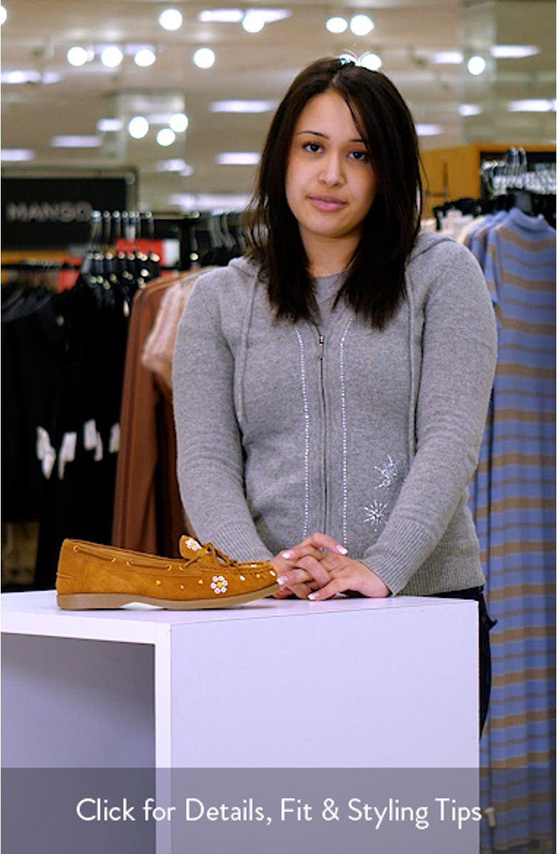 Sandy Beaded Boat Shoe, sales video thumbnail