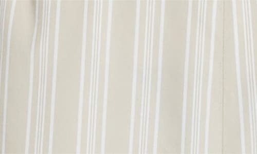 Mm Arley Stripe Wide Leg Cotton Pants In Ivory