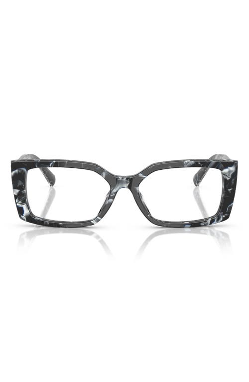 Tiffany & Co . 54mm Rectangular Optical Glasses In Brown
