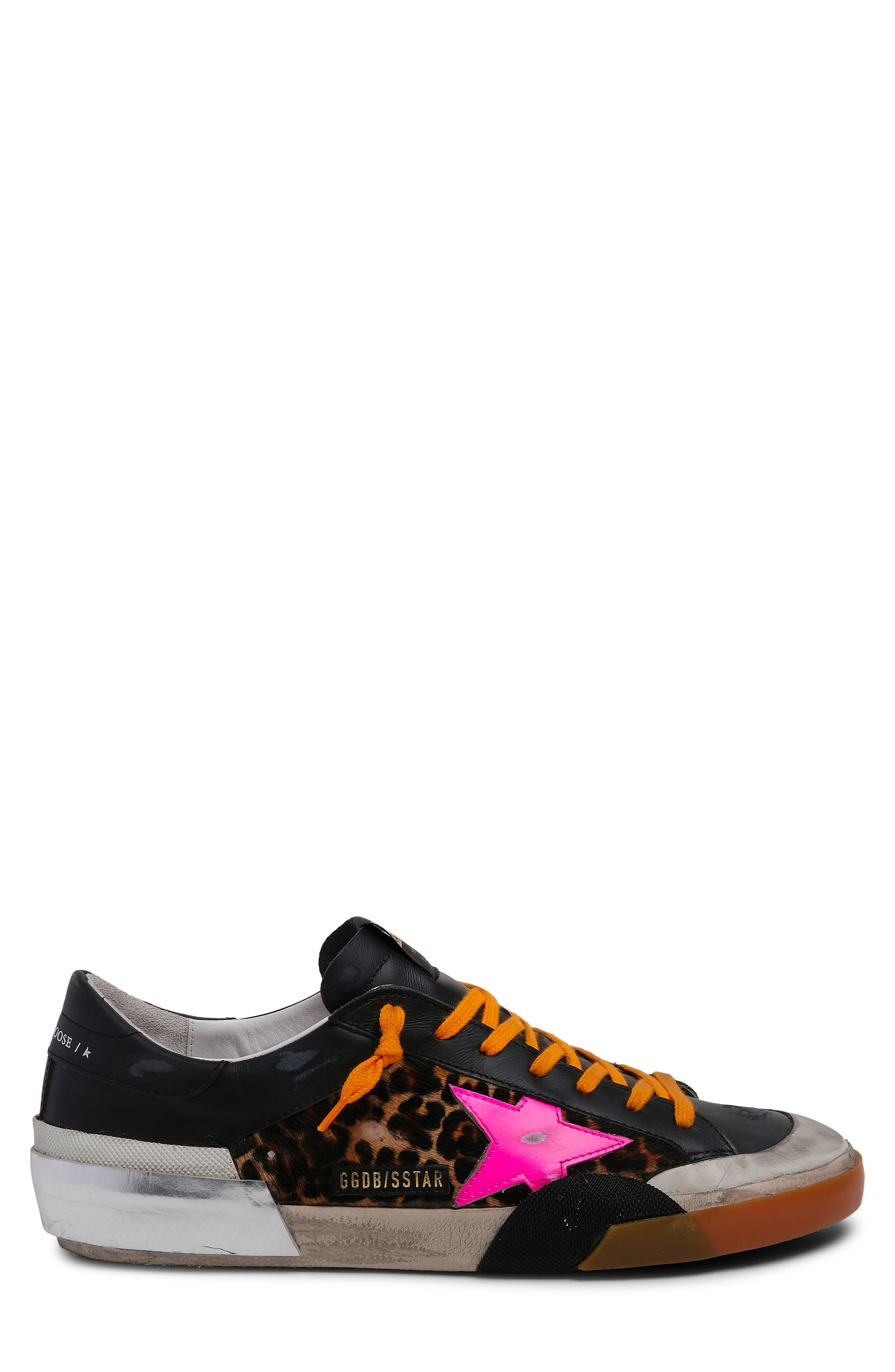Super Star Sneaker (Nordstrom Exclusive), Main, color, LEOPARD/ BLACK/ FUCHSIA