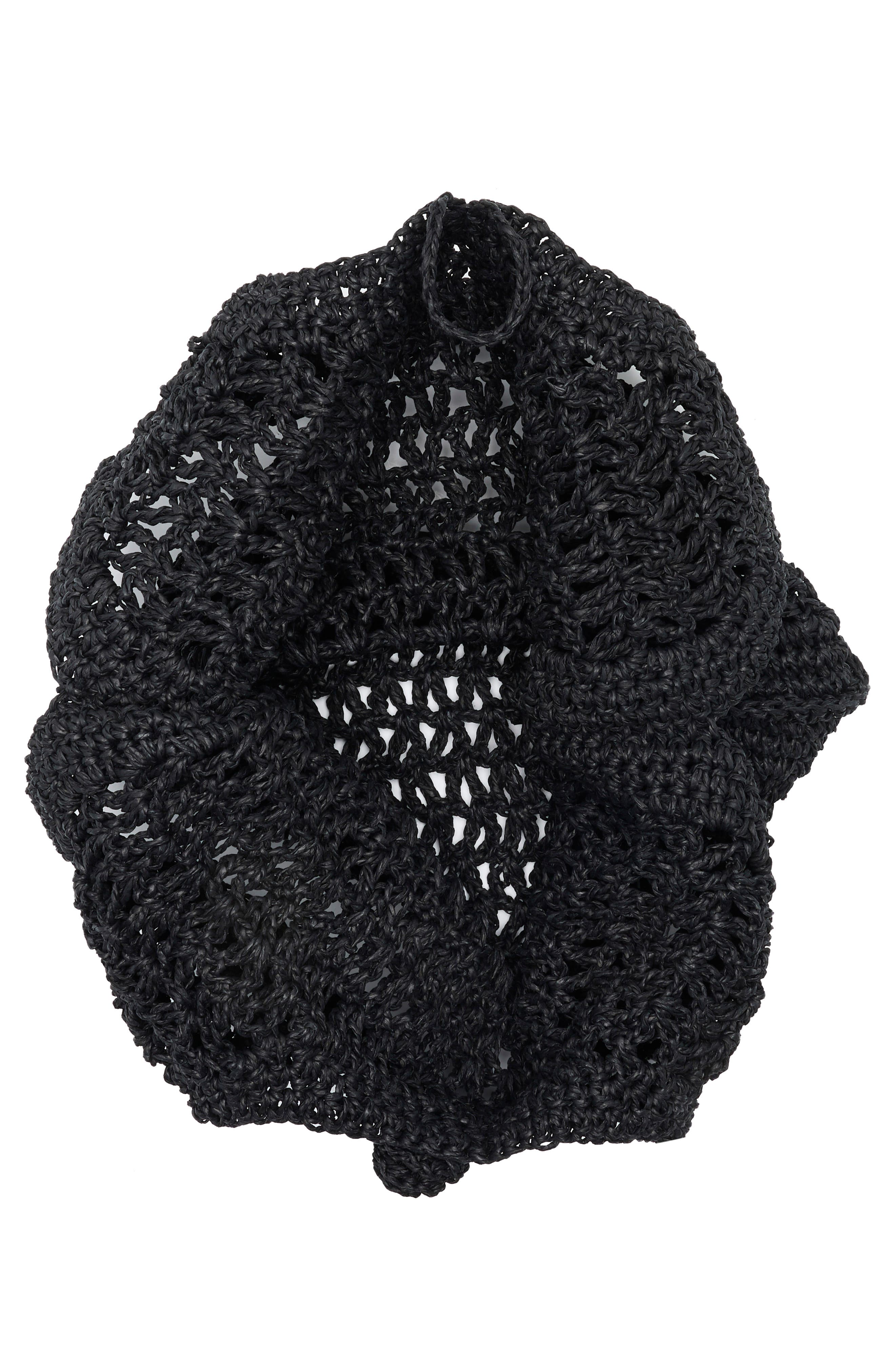 Collection XIIX Round Cutout Handle Bag, Alternate, color, Black