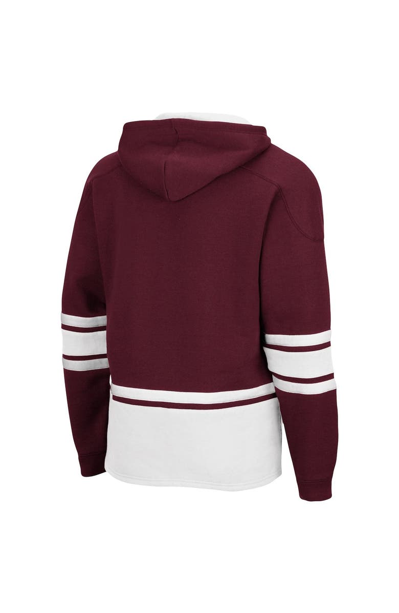 COLOSSEUM Men's Colosseum Maroon Mississippi State Bulldogs Lace Up 3.0 Pullover Hoodie, Alternate, color, Maroon