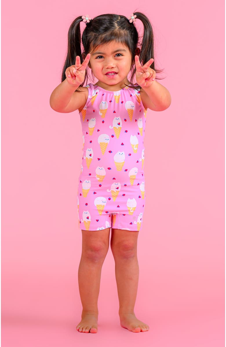 Destira Kitty Cones Unitard, Alternate, color, Kitty Cones