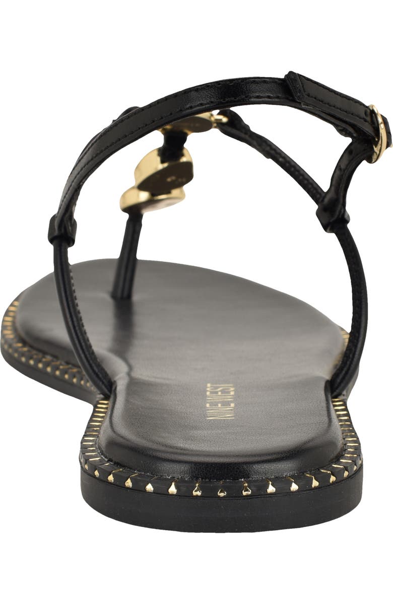 Nine West Derika T-Strap Sandal, Alternate, color,